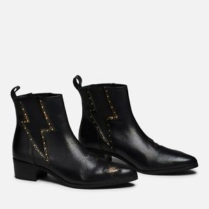 Vice Bolt (Black leather boot)